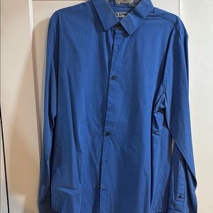 Express Blue Button-Up Shirt